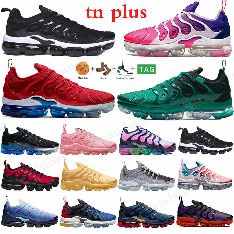 

Tn Plus Running Shoes men women trainers Triple Black Red White Barely Volt USA Wolf Grey Aqua Silver Particle Hyper Blue mens sport outdoor walking size 36-47, Box