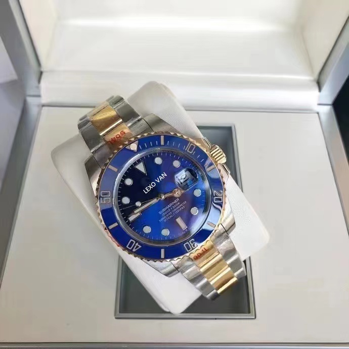 

2022 Top Watch Men Automatic high quality Silver Strap Stainless Mens Mechanical Orologio di Lusso Wristwatch 5ATM waterproof, Add waterproof