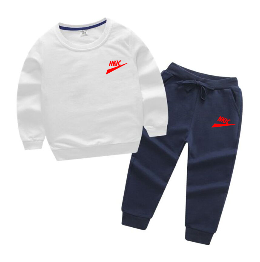 2-8 Years Children Clothes Autumn Baby Girls Sets Clothing Boys 100% Cotton Sweatshirsts Pants 2Pcs Set Kids Sport Casual Costume Tracksuits-image-760100898