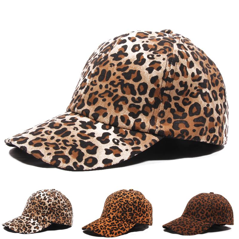 

Ball Caps Men's Baseball Cap Snapback Women's Hat Cotton Women Coarse Brown LeopardWomen's Summer Sun HatsBall