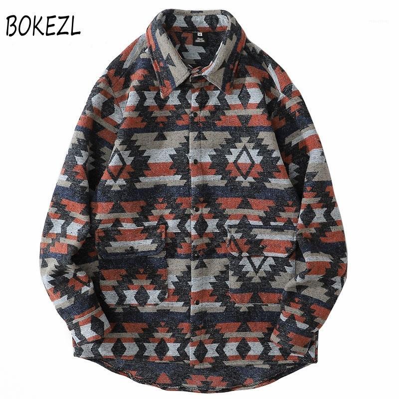 

Streetwear Flannel Shirt 2022 Mens Hip Hop Vintage Retro Striped Harajuku Cotton Fleece Long Sleeve Casual Thick Men's Shirts, A723010 green