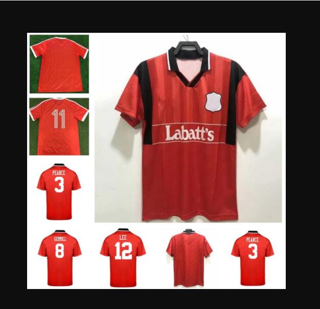 

1979 80 Nottingham Forest retro soccer 1994 1995 Collymore HAALAND classic vintage football shirt 94 95 Gemmill BOHINEN roy Stuart Pe, Black