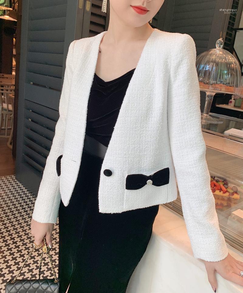 

Women' Jackets Zk567 Fashion Women Coats & 2022 Runway Luxury European Design Party Style Clothing, White