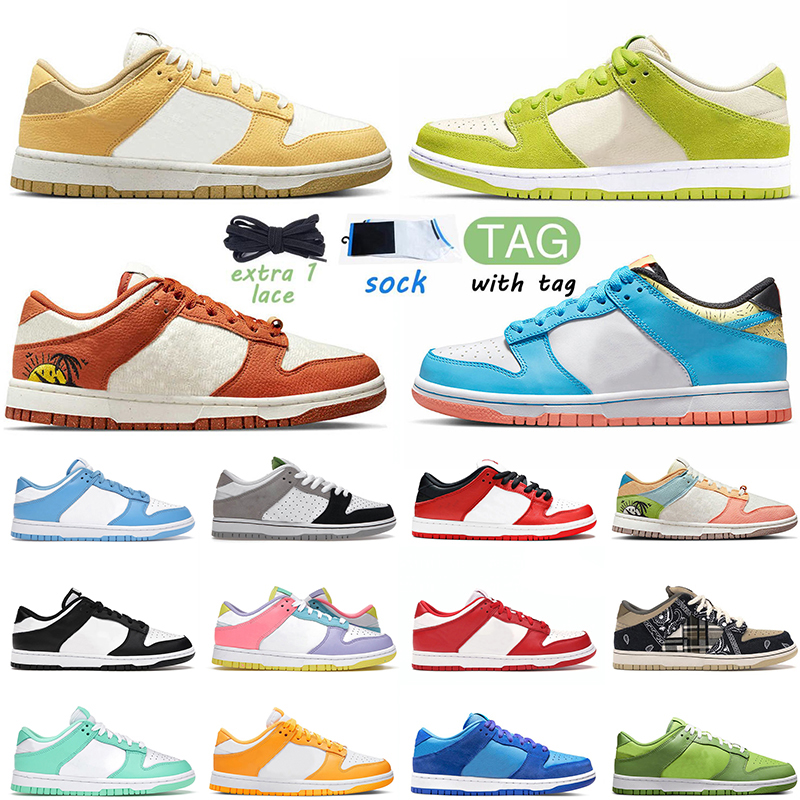 

mens designer running shoes men women sneakers Cherry Green Apple Glow Sun Club Grey Fog Reverse UNC Baltic University Blue trainers outdoor casual shoe size 36-47, B21 raygun tie dye black 36-47