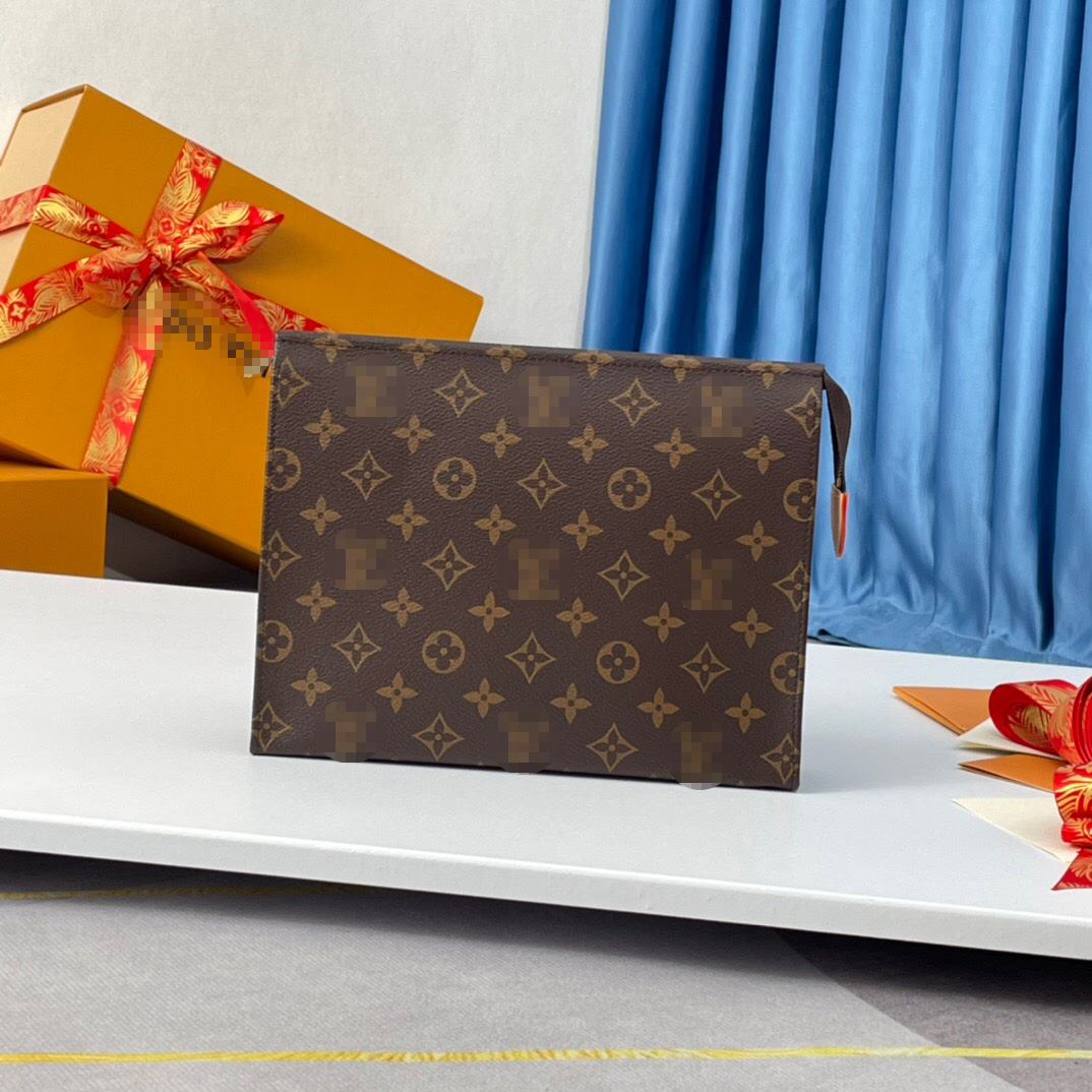 

GGs Louiseity 1 Viutonity LVS YSLitys Bag clutch handbag designer bag wash bags M47542, Brown