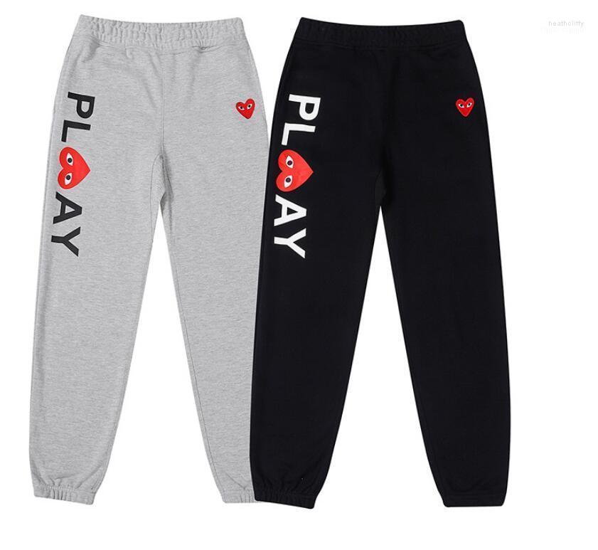 

Men' Pants Pring Autumn Embroidered Love Streetwear Jogging Men' Sports SweatPants Cotton SlMen' Heat22, Black