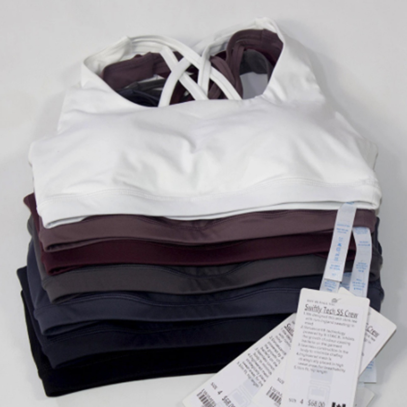 

lululemens Womens Yoga Sport Bra High Impact Sports Yoga Bras Fitness Seamless Top Gym Women Active Wear Yoga Vest Tops-Same Style lu, A001