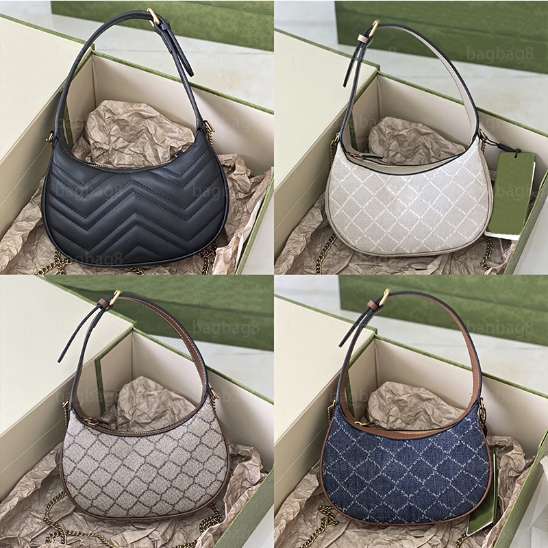 

high quality Marmont Half Moon flap Shoulder Bags Women Chain Bag Crossbody Messenger bag Designers handbag Quilted Heart Handbags Purses Wallets, White