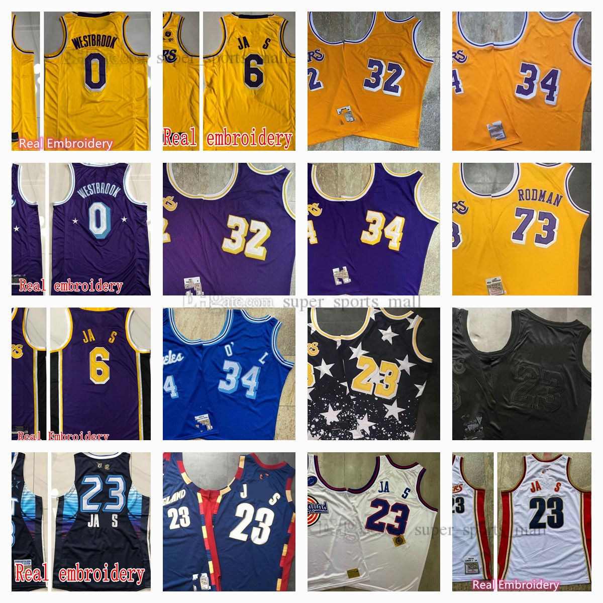 

Authentic Stitched Retro Mitchell and Ness Basketball Jerseys 73 Dennis James Rodman Jersey Man Women Youth Size -XXL, As picture