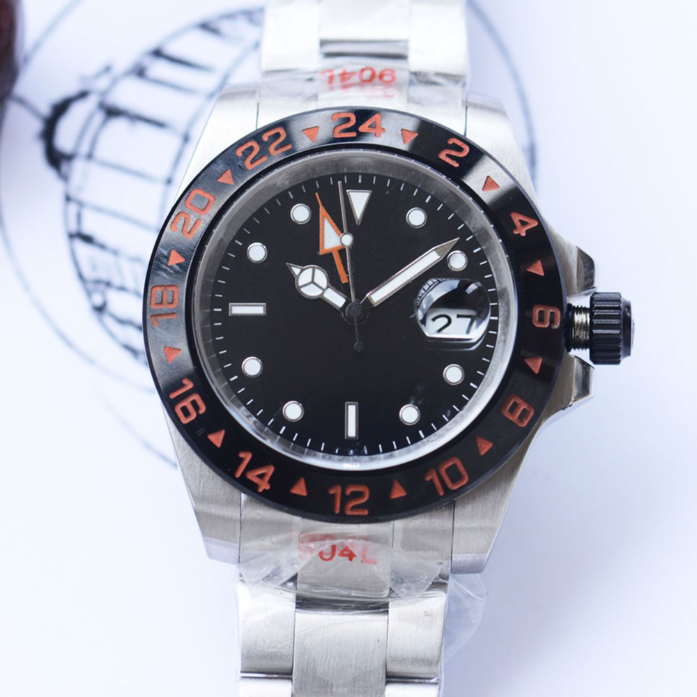 

Mens WristWatch Fully Automatic Mechanical Watch 40mm Stainless Steel Strap Luminous Hands Waterproof Design Gift Watches for Men, Color 1