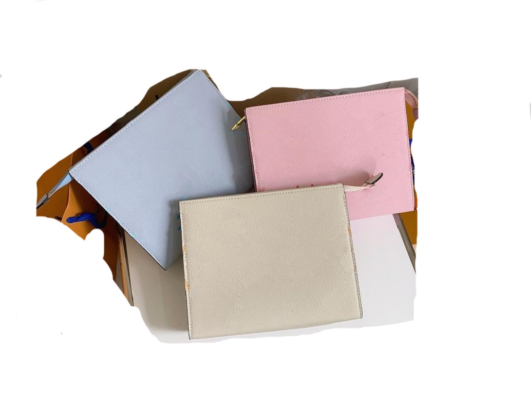 

2021 top high quality designers wallets card holder embossed style luxury ladys wallet designer lady purse with box M80504, Multicolor blue size:26*20*5cm#m80504