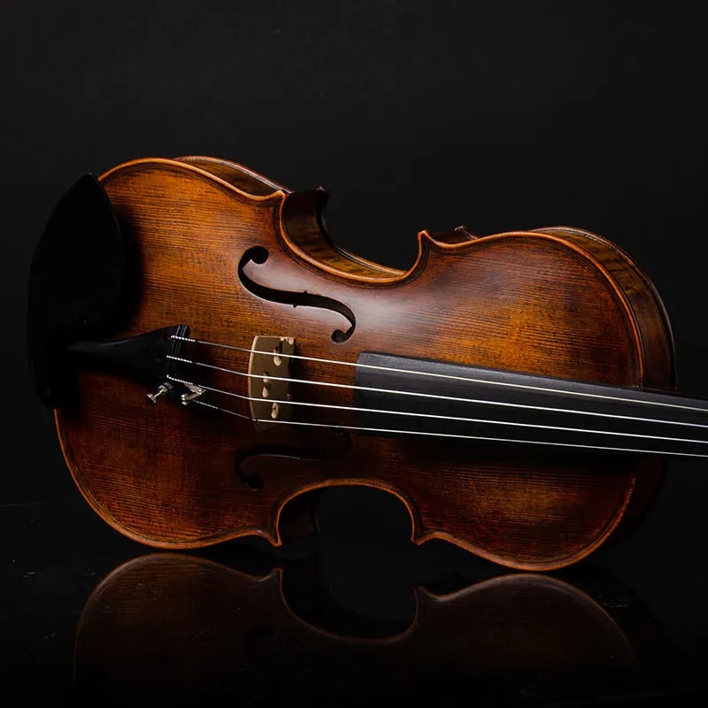 

Classic 1716 piano type professional violin 4/4 full size children adult beginners test grade handmade violin musical instrument