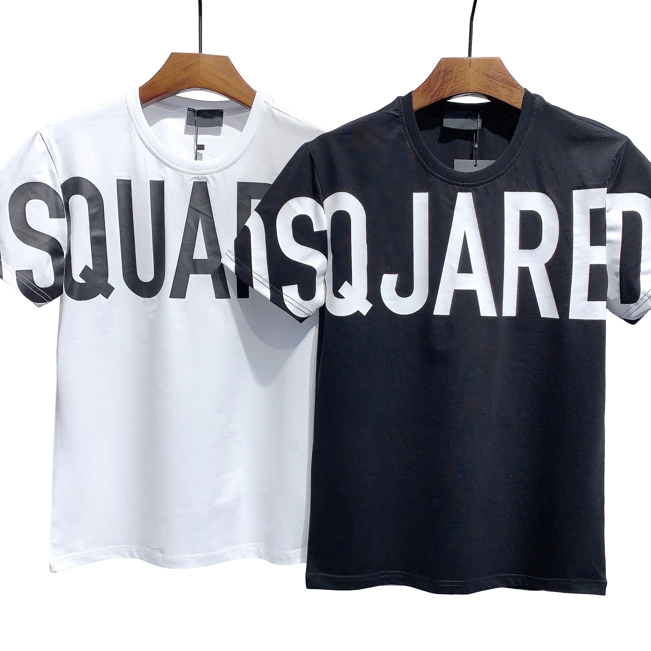 T-shirt pour hommes de mode Impression de lettre en noir et blanc design pour hommes à manches courtes décontractées M-xxxl P3