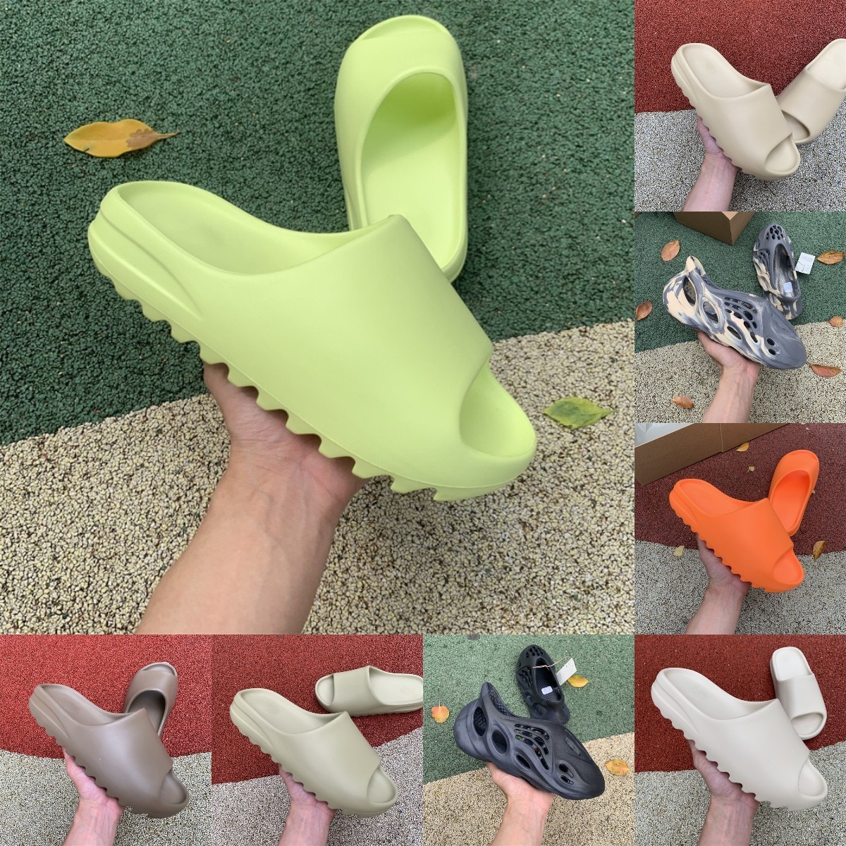 

Slides Slippers Desert Sand Summer Brown Flat Mens Women Beach Resin Slide Sandal Graffiti Bone Rubber MXT Moon Gray Mineral Blue Vermillion Red Designers Y558, Please contact us