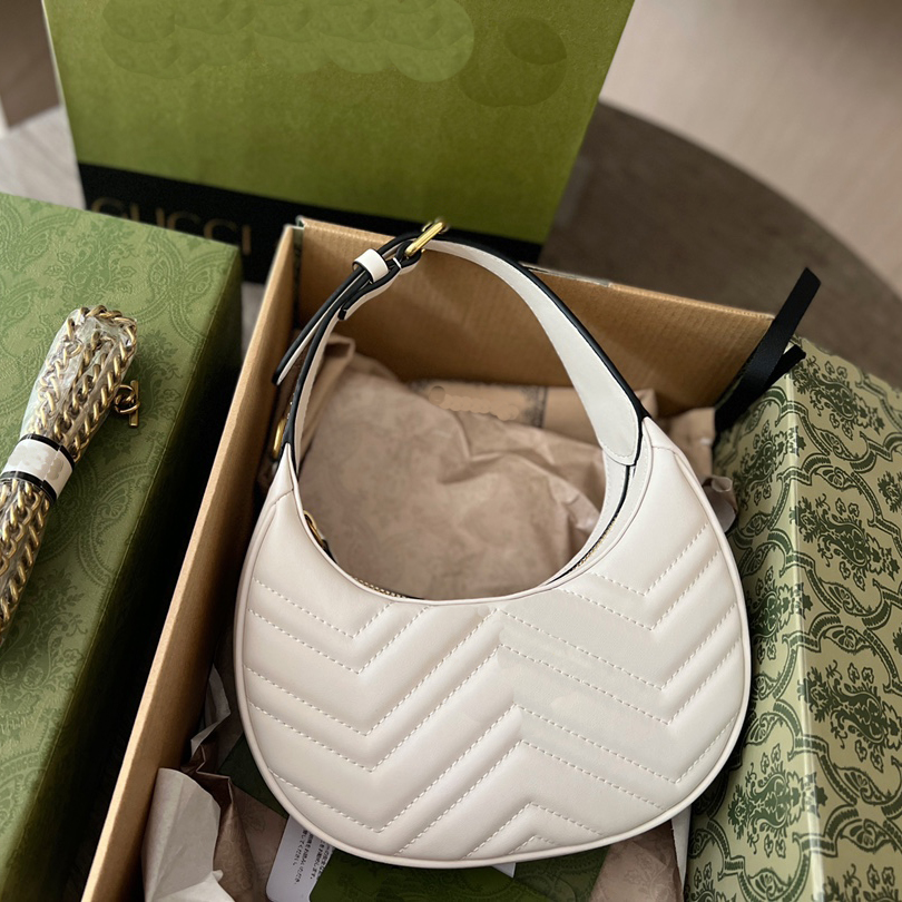 

Lady Bags Moon-shape handbags Designer Underarmbags Classic Handbags Women Vintage Shoulder Bag Clutch Wallet Luxury Chain Coin Purse Wholesale, Black