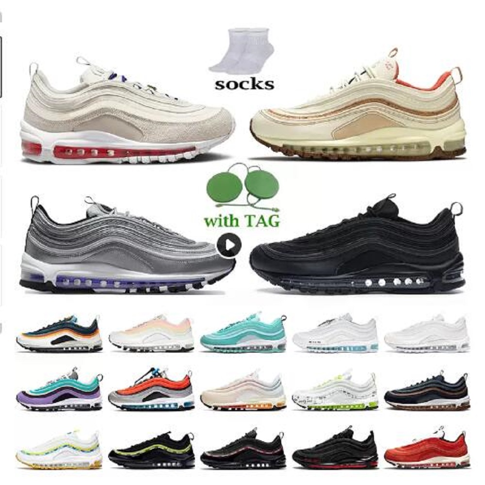 

US5.5-8.5 Woman Fashion Running Shoes First Use Cork Silver Purple Bullet Triple Black White Women Mens Trainers Undefeated Guava Ice South Beach Tennis Sneakers, # 1