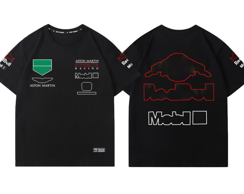 

F1 racing T-shirt summer new team crew neck POLO shirt same style customization