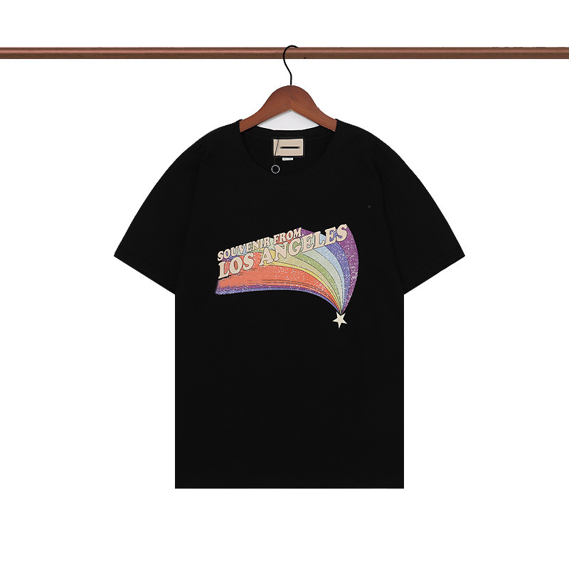 

Men T Shirt mens Women tshirt Tees fashion Letter printing leisure high-quality tee loose tshirts short sleeve shirts tops, Black