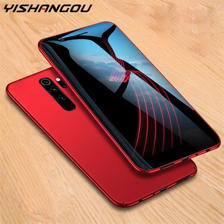 

For Xiaomi Redmi Note 9 9s 8T 8 Pro 7A 8A 9A Case Slim Hard PC Matte Cover For Coque Xiaomi Mi Note 10 Lite 9T Poco F2 Pro3183, Rose gold