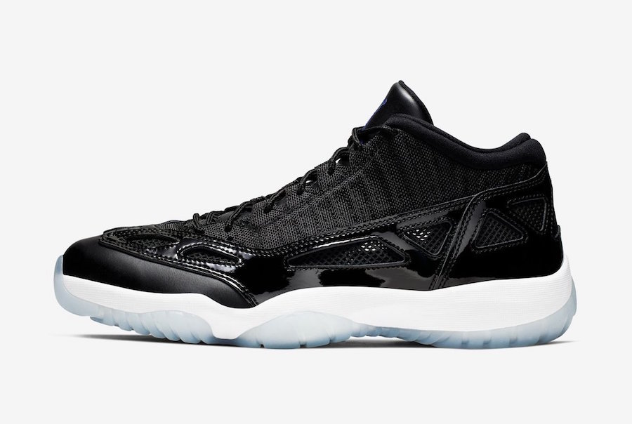 Chaussures Hommes Jumpman 11 XI Low IE Space Jam Basketball Top Qualité Baskets De Sport En Cuir Véritable Couleur Noir / Concord-Blanc Taille 36