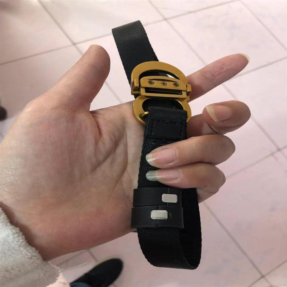 Fashion Business Ceinture D style belts design mens womens riem Gold letter buckle black belt not with box as gift 8g6s277H