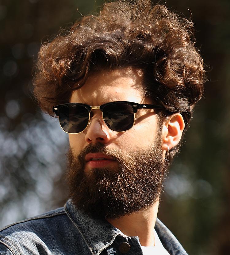 

Sunglasses Fashion Design Semi Rimless Men Women Vintage Classic Half Frame Sun Glasses UV400SunglassesSunglassesSunglasses