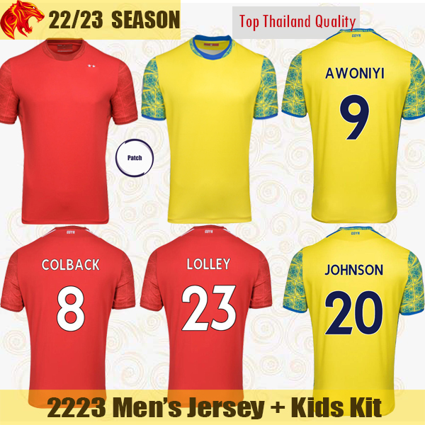 

22 23 Nottingham Soccer Jerseys JOHNSON 2022 2023 Forest home AWONIYI COLBACK MIGHTEN WORRALL YATES LOLLEY TAYLOR Football Shirt SURRIDGE Mens Jersey Kids Kit, Kids 2223 home
