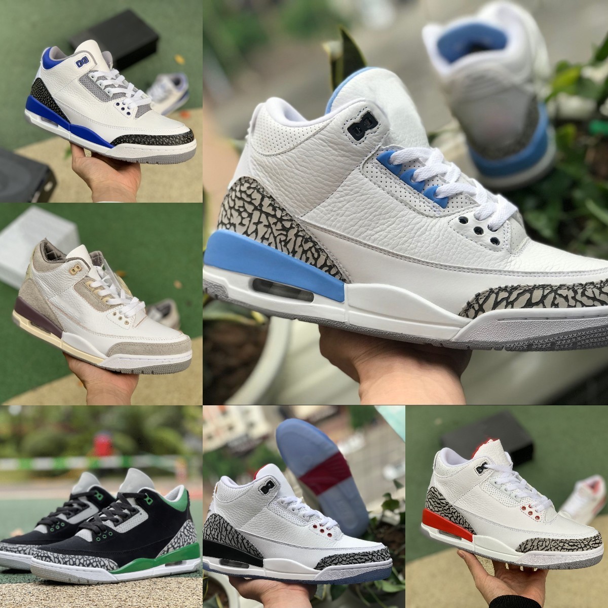 

Jumpman Racer Blue 3 3S Basketball Shoes Mens Cool Grey A Ma Maniere UNC Pine Green FREE THROW LINE Hall Of Fame Black Cement Pure White Varsity Royal Trainer Sneakers, Please contact us