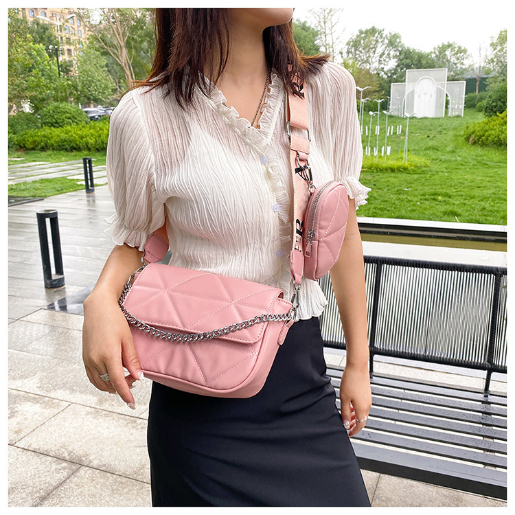 

Brand 23SS Grils Messenger bag Women Totes Fashion printing Shoulder Bags classic crossbody bag with purse, Pink 8052