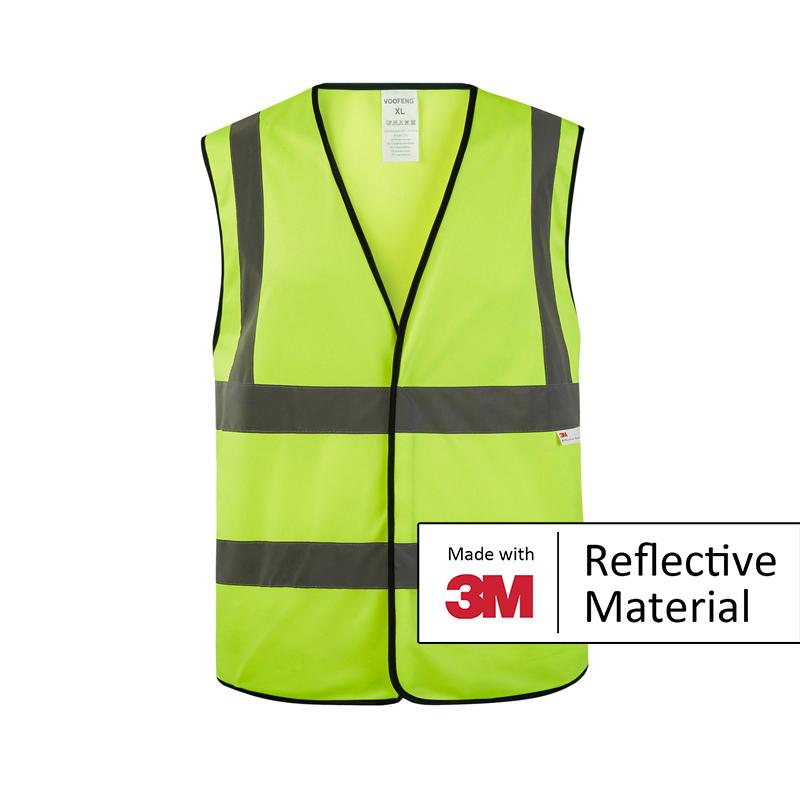 

Motorcycle Apparel High Visibility Reflective Vest Bike Road Safety Clothing Workwear -BX03-3M