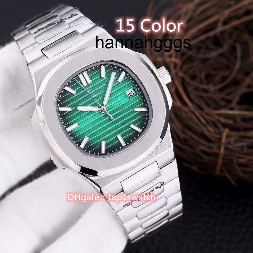 Men Watch Automatic Machinery Top High 15 colors Green rose gold Quality Sports Calendar 2813 Movement Watches Stainless Steel Luminous 2PJ8