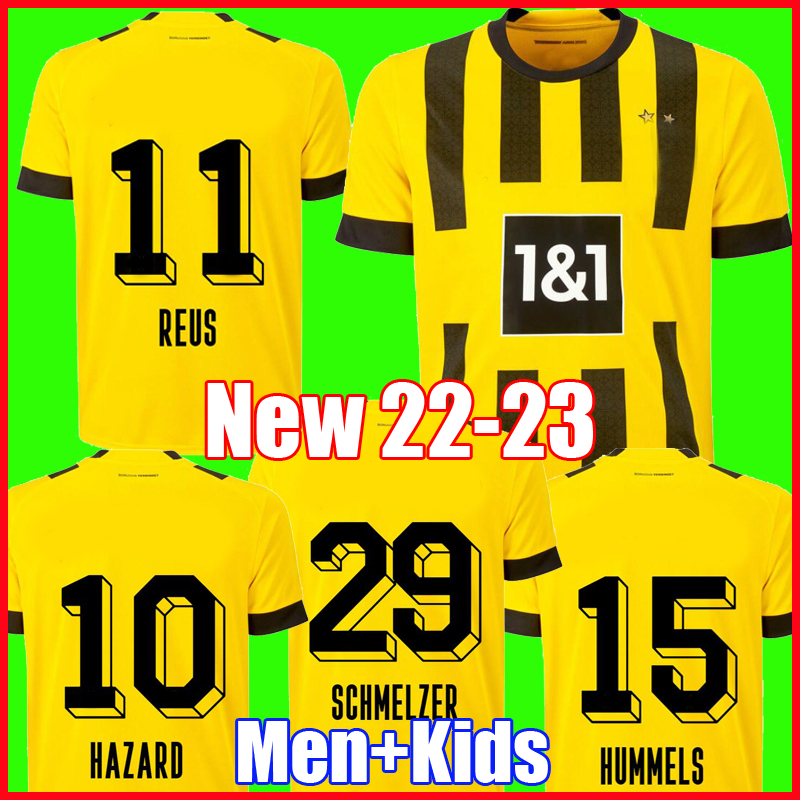 

2022 2023 Champions HAALAND Dortmund soccer jerseys 21 22 23 soccer football shirt REUS NEONGELB BELLINGHAM HUMMELS BRANDT YEYNA men kids kit maillot de foot, Kids away