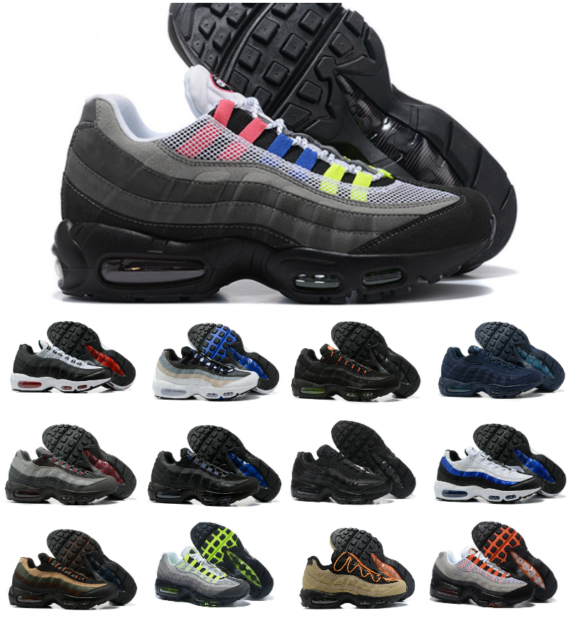 

UNDEFEATED 95 OG Mens Running Club Shoes Classic 95s Triple Black White Navy Blue Neon Soft Sole Grey Greedy Sneakers 20th Anniversary Grape Safari Designer Trainers, Bubble package bag