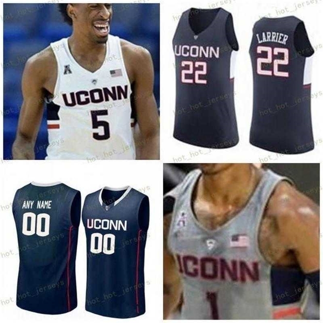 

Xflsp Custom Uconn Huskies Basketball Jersey Connecticut Any Name Number 22 Kwintin Williams 4 Jalen Adams 1 Christian Vital 4 Jalen Adams Stitch, Bule
