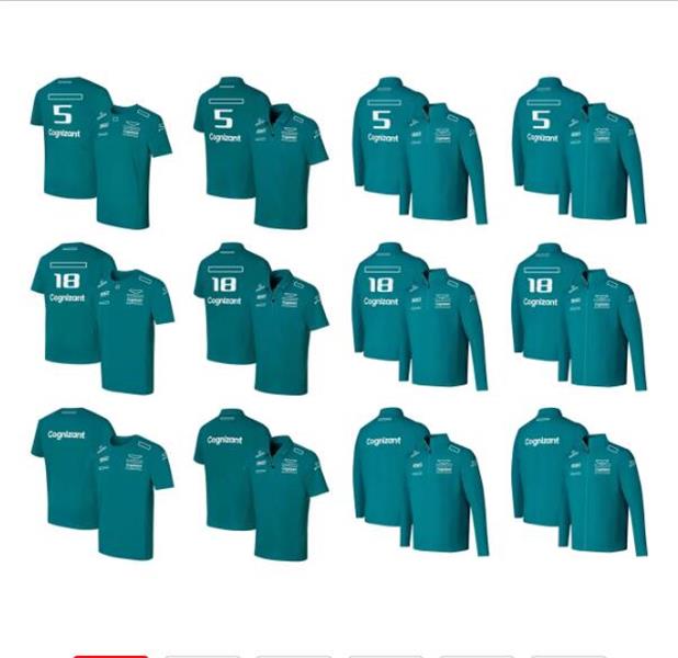 

2022F1 racing jersey spring and autumn team jacket same style customization