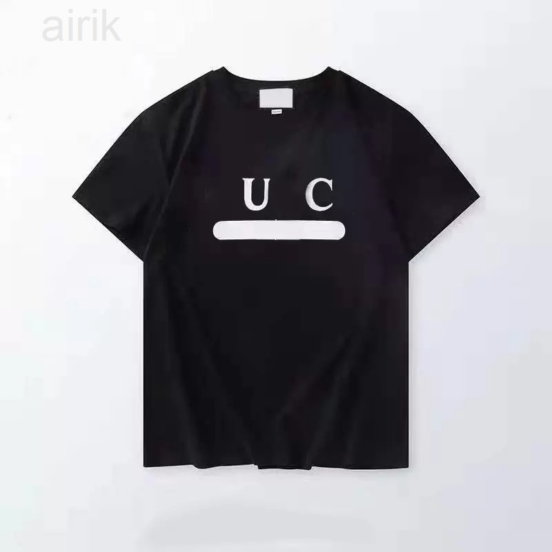 

Designer Men' T-Shirt Black White Shirt Cotton T-Shirt Crew Neck Embroidery Spring Summer High Quality Loose Trend Clothes, Extra shipping