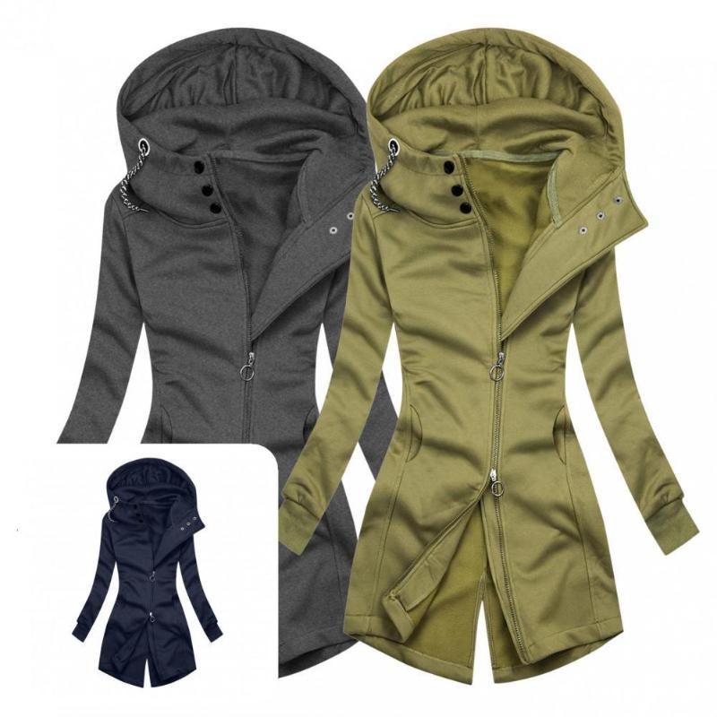 

Women' Jackets Casual Women Coat Solid Color Streetwear Irregular Pure Jacket, Green