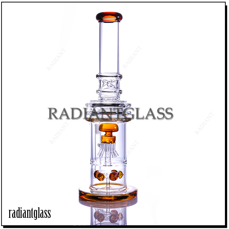 

Big Bong 5mm thick Straight Tube Dab Rigs Glass Bongs Arm Tree Perc Octopus Perc Water Pipes 18.8mm Female Joint