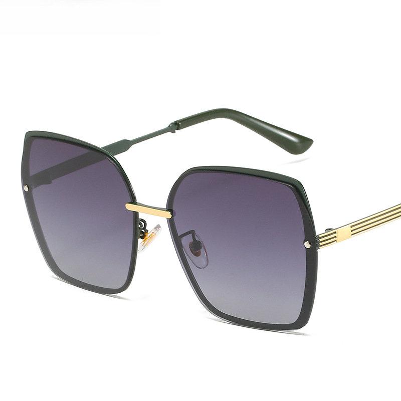 

Sunglasses High Quality Polarized Women Brand Designer UV400 Square Shaded Driving Sun Glasses Vintage Luxury SunglassSunglasses