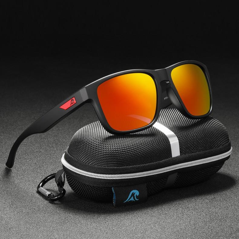 

Sunglasses 2022 Classic Square Men Polorized Driving Shades Travel Mirrored Sport Legs Design UV400 Goggles