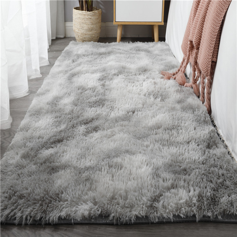 

Fluffy Rectangle Velvet Floor Carpets Rug Living Room Area Mats Solid Long Plush Carpet Sheepskin Shaggy Rugs For Home Bedroom