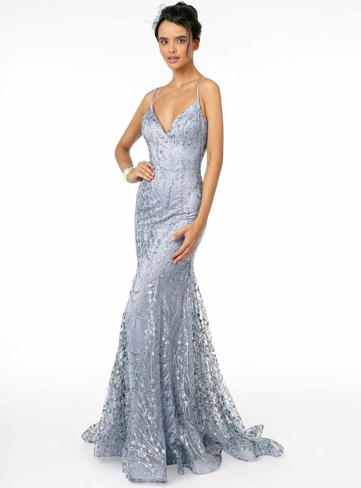 2023 Luxe Or Robes De Soirée Dentelle Sangle À Paillettes Cristal Perles Paillettes Balayage Train Formelle De Mariée Pageant Robes De Bal Sur Me