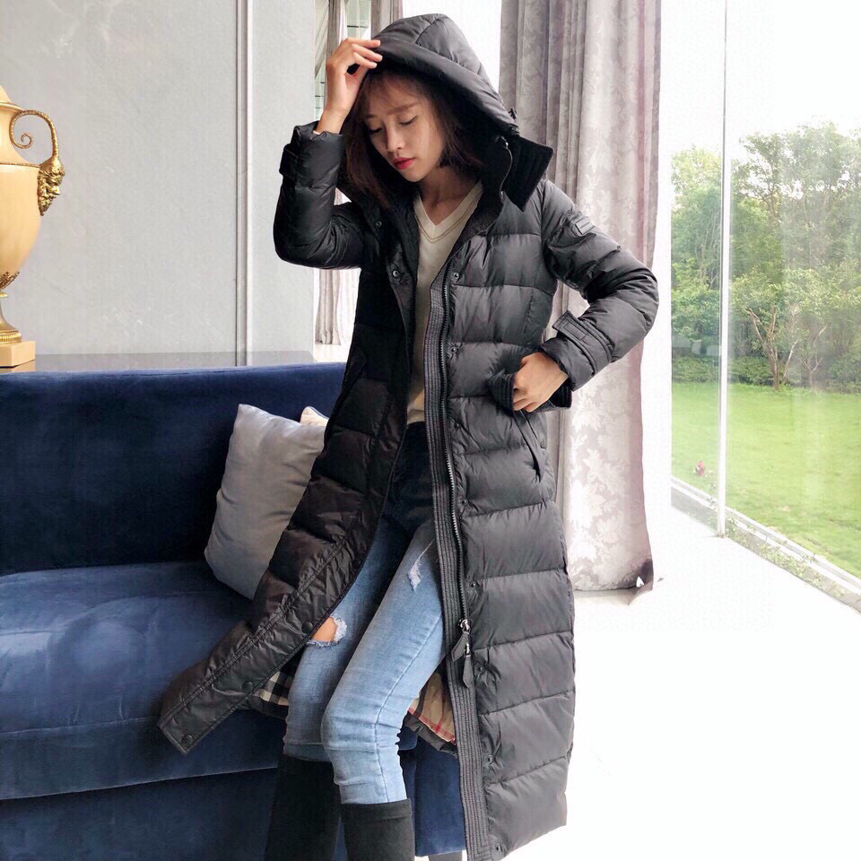 

Women's Down & Parkas Parka Coat Extra Maxi Long Winter Jacket Women Hooded Pocket Zipper Female Lady Windbreaker Overcoat Outwear Clothing