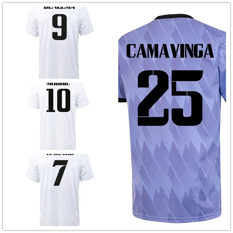 

BENZEMA Champion soccer jersey 22 23 football shirt VINI JR CAMAVINGA ALABA HAZARD ASENSIO MODRIC KROOS VALVERDE REALMADRID tops camiseta men kids kit 2023 uniforms