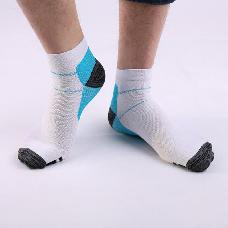 

Men's Socks Men Women Plantar Fascia Compression Low Tube Short Sweat-Absorbent Deodorant Breathable Running Sports Pressure, Black
