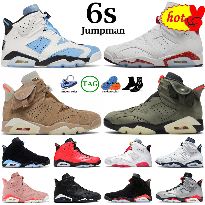 

Jumpman 6 Men Women 6s Basketball Shoes Unc White Red Oreo British Khaki Olive Black Cat Bordeaux Bred Defining Moment Mens Trainers Sports, 22