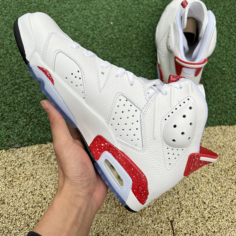 

top quality Jumpman 6 Red Oreo Basketball shoes 6s White University Red Black Sneakers Athletic Men Sports With Box CT8529-162, Other