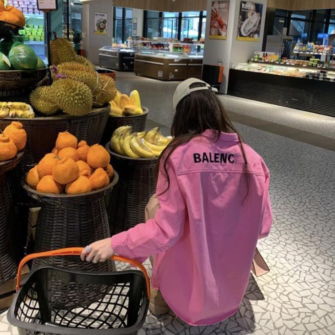 

France Designer Womens loose Blouses Shirts Fashion Classic Summer New paris T-Shirt Plus Size Casual Long Sleeve Top quality, Bb-1