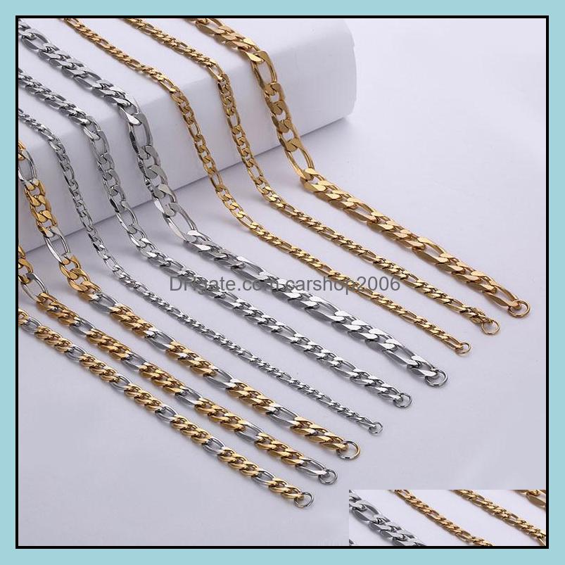 

Chains Necklaces Pendants Jewelry 4.5Mm Gold Keel For Men Titanium Steel Chain Necklace 20 22 24Inch Wholesale - 0713Wh Drop Delivery 2021