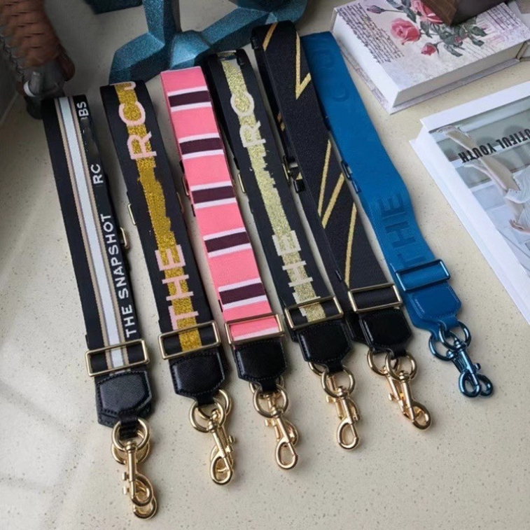 

Fashion classic Wide Shoulder Shoulder Strap 5cm Strap Handbag Accessories Printing Letter Ribbon with Cow Leather Bag Belt
